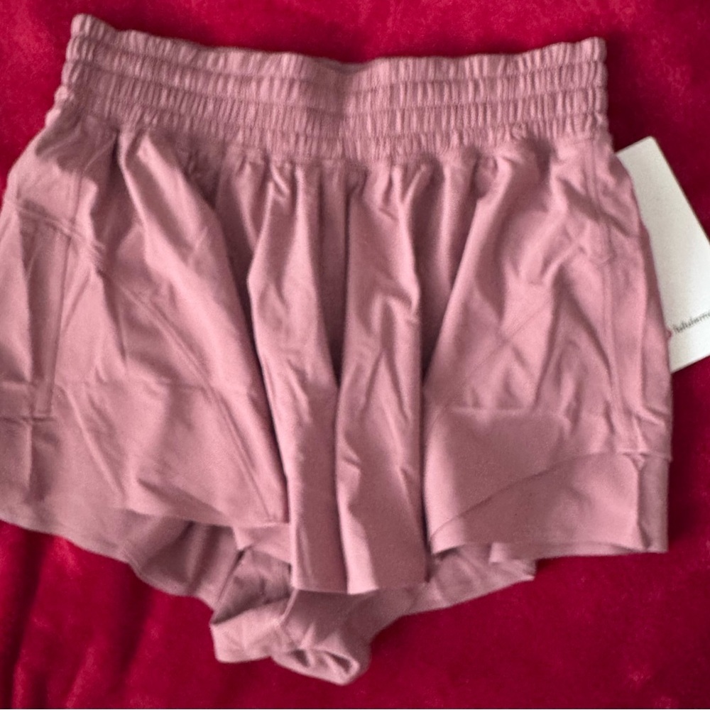 lululemon athletica Dusty Pink Athletic Shorts